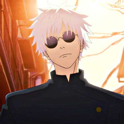 sunglasses gojo satoru pfp.